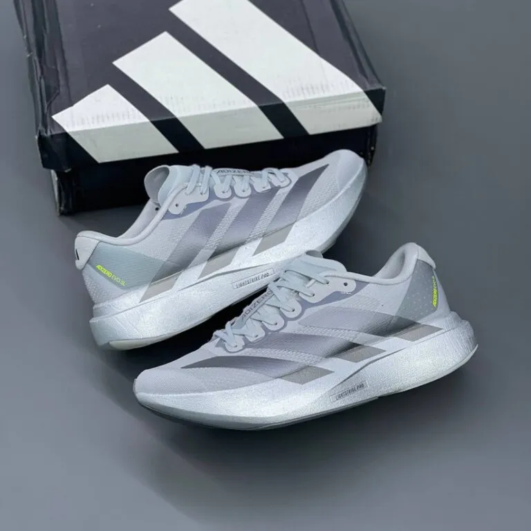 آدیداس آدیزیرو سیلور متالیک adidas Adizero Evo SL Silver Metallic JR3419 آدیداس آدیزیرو سیلور متالیک adidas Adizero Evo SL Silver Metallic JR3419