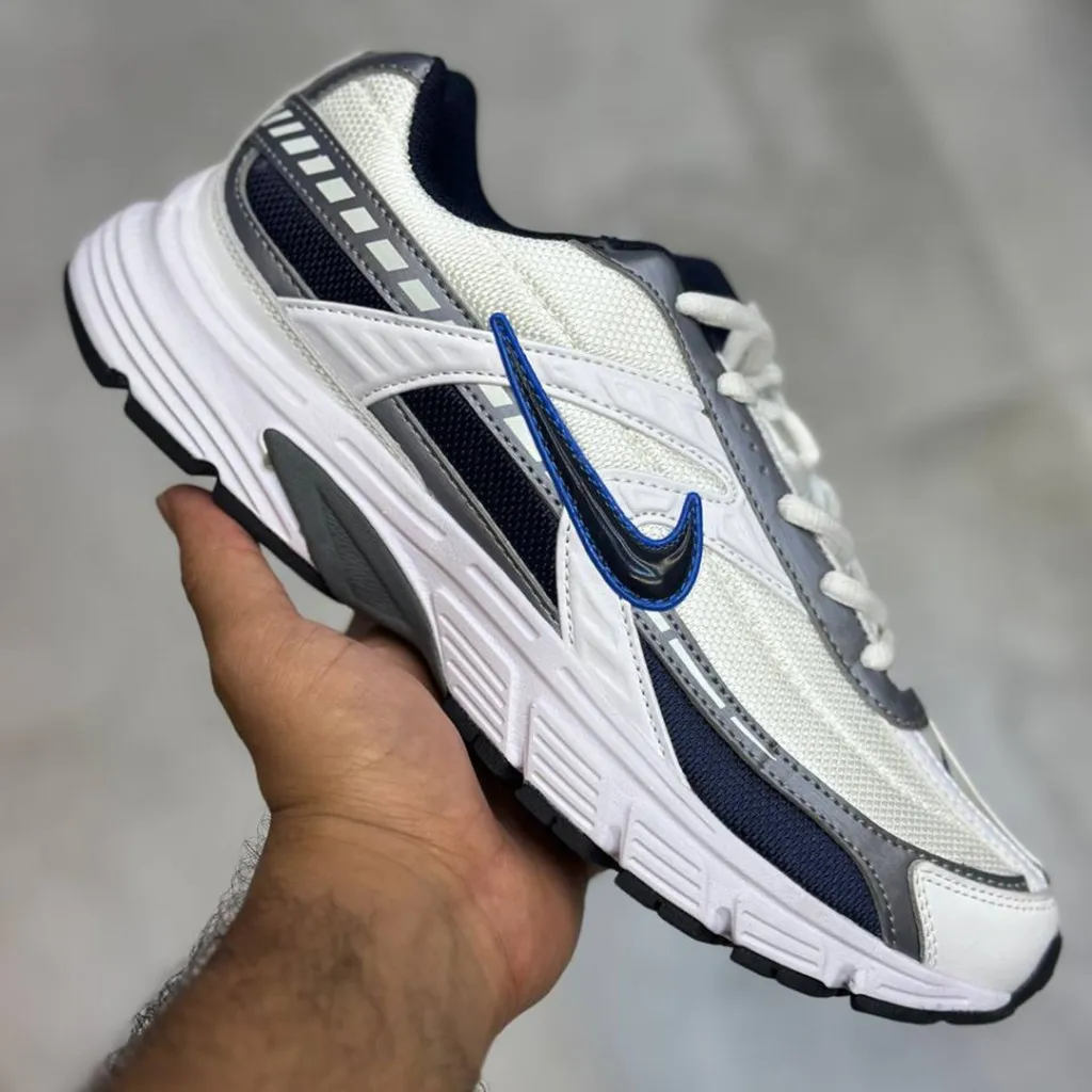 نایک اینیشیتور مدل Nike Initiator White Obsidian Metallic Cool Grey 394055-101 نایک اینیشیتور مدل Nike Initiator White Obsidian Metallic Cool Grey 394055-101