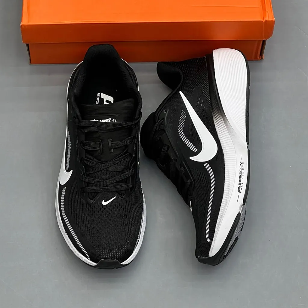 نایک ایر زوم پگاسوس مشکی سفید Nike Air Zoom Pegasus 42 نایک ایر زوم پگاسوس مشکی سفید Nike Air Zoom Pegasus 42
