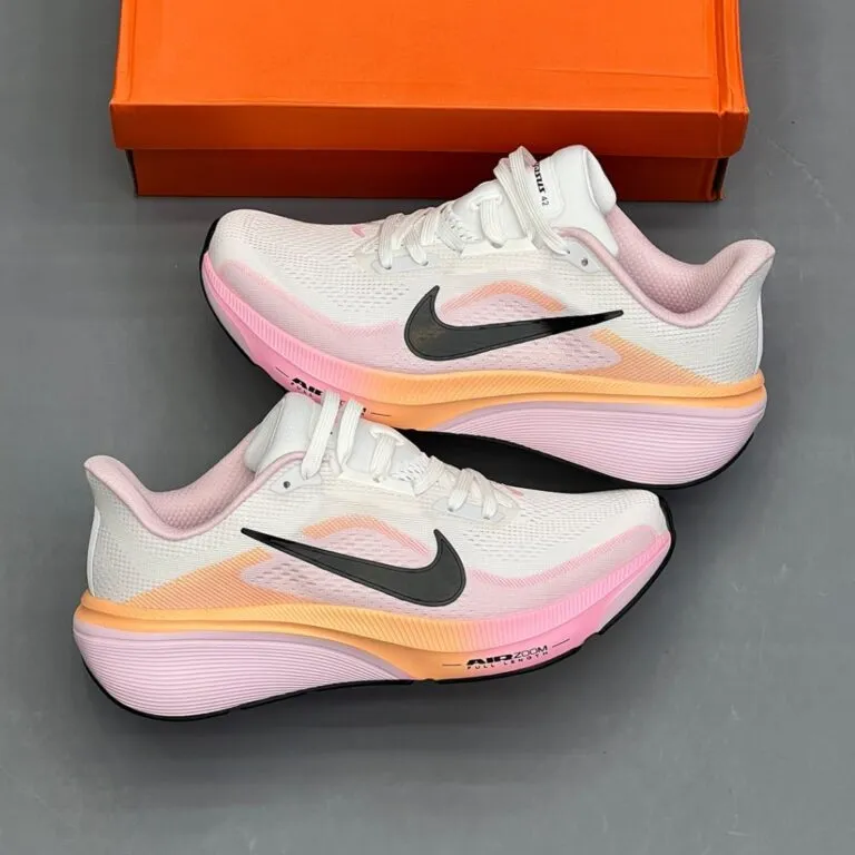 نایک ایر زوم پگاسوس صورتی سفید نارنجی Nike Air Zoom Pegasus 42 نایک ایر زوم پگاسوس صورتی سفید نارنجی Nike Air Zoom Pegasus 42