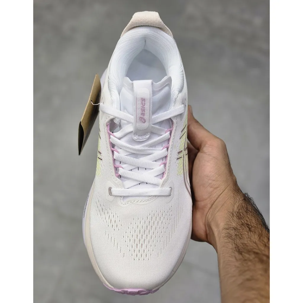 اسیکس ژل کایانو سفید شیری صورتی ASICS GEL-KAYANO 33