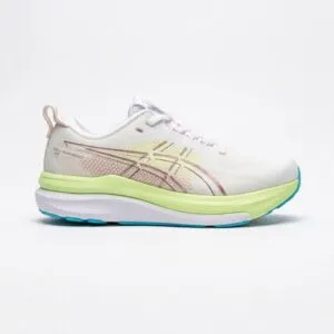اسیکس ژل کایانو سفید لیمویی صورتی آبی ASICS GEL-KAYANO 33