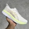 اسیکس ژل کایانو سفید لیمویی صورتی آبی ASICS GEL-KAYANO 33