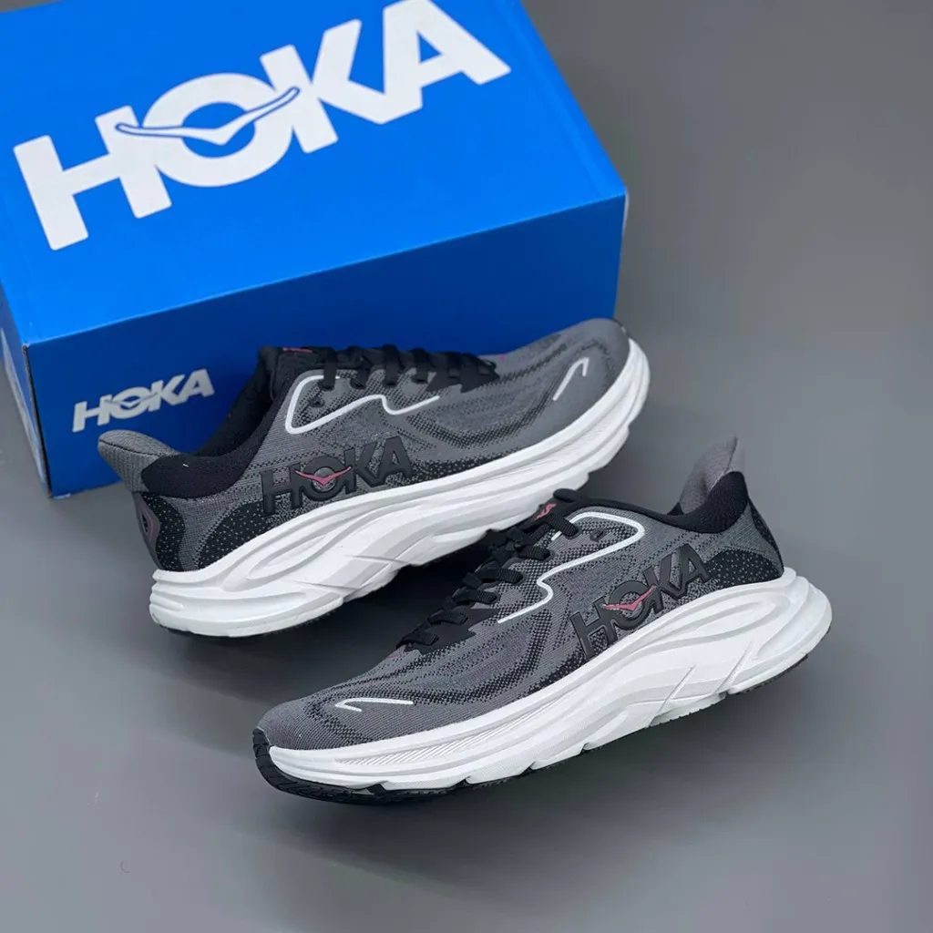 کفش هوکا کلیفتون 10 زغالی مشکی Hoka Clifton 10
