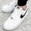 کتونی نایک ایر فورس ۱ سفید مشکی- nike air force 1