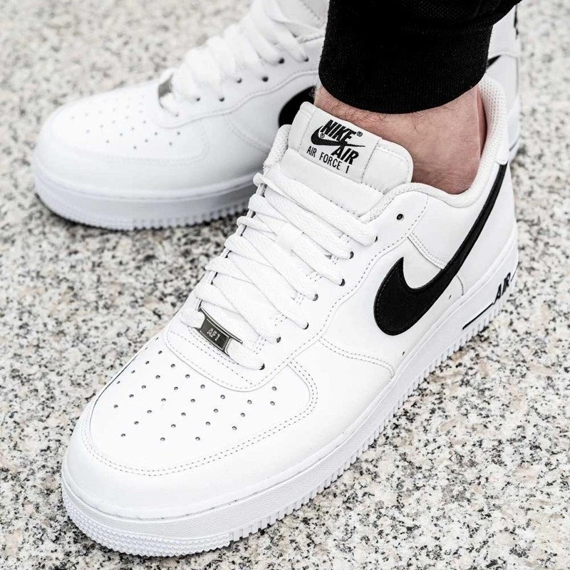 کتونی نایک ایر فورس ۱ سفید مشکی- nike air force 1
