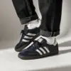کتونی آدیداس سامبا سرمه ای-Adidas Samba Night Navy