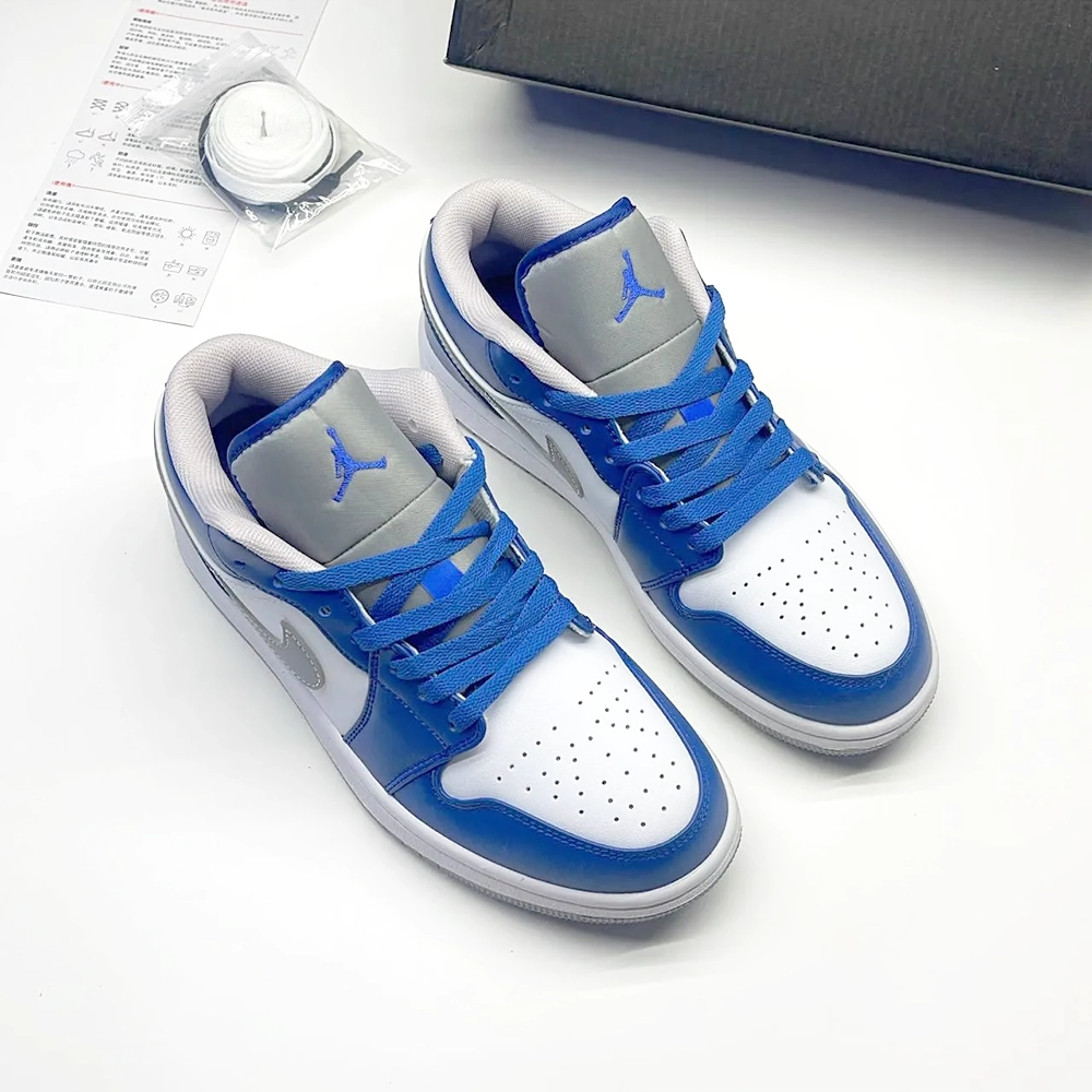 کتونی ایرجردن آبی 1- Air Jordan 1 low True Blue کتونی ایرجردن آبی 1- Air Jordan 1 low True Blue