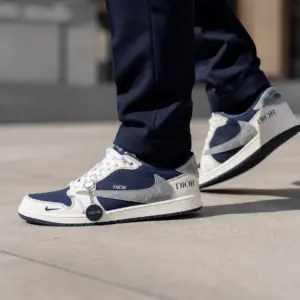 کتونی نایک تراویس دیور سرمه ای -Nike Travis Dior
