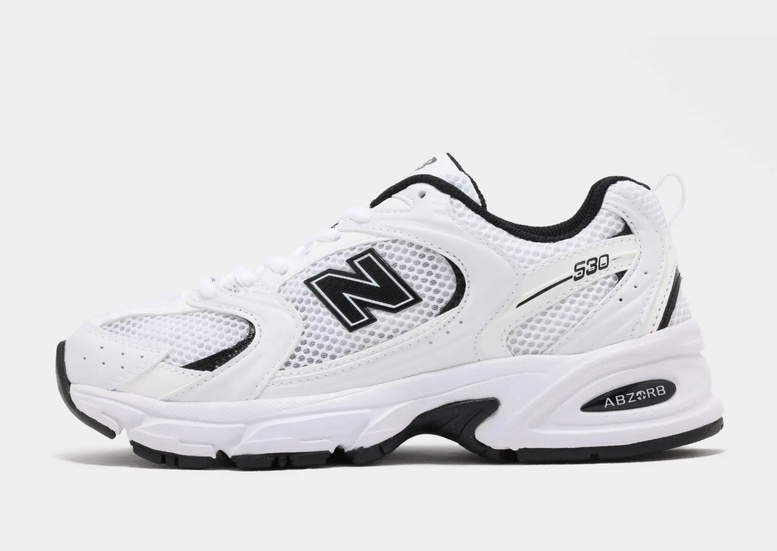 کتونی نیوبالانس 530 سفید مشکی-New Balance 530