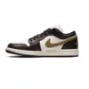 کتونی ایرجردن 1 مشکی قهوه ای -  Air Jordan 1 low brown