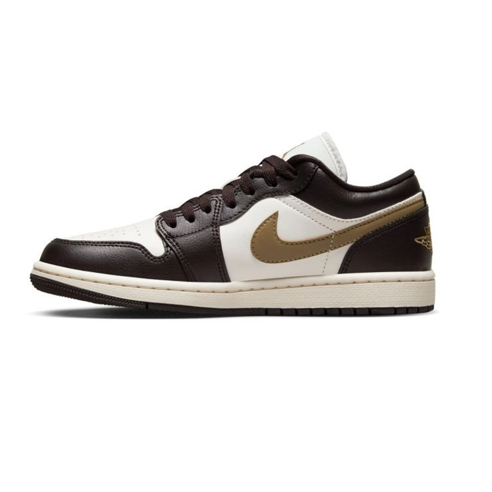 کتونی ایرجردن 1 مشکی قهوه ای -  Air Jordan 1 low brown