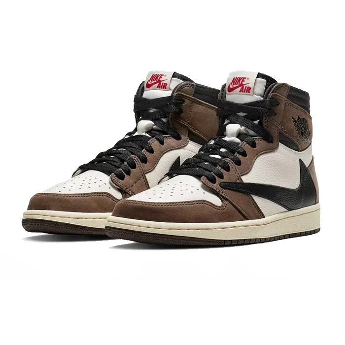 کتونی ایر جردن ۱ تراویس اسکات موکا-Nike Air Jordan 1
