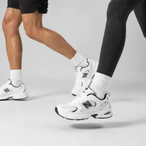 کتونی نیوبالانس 530 سفید مشکی-New Balance 530 کتونی نیوبالانس 530 سفید مشکی-New Balance 530