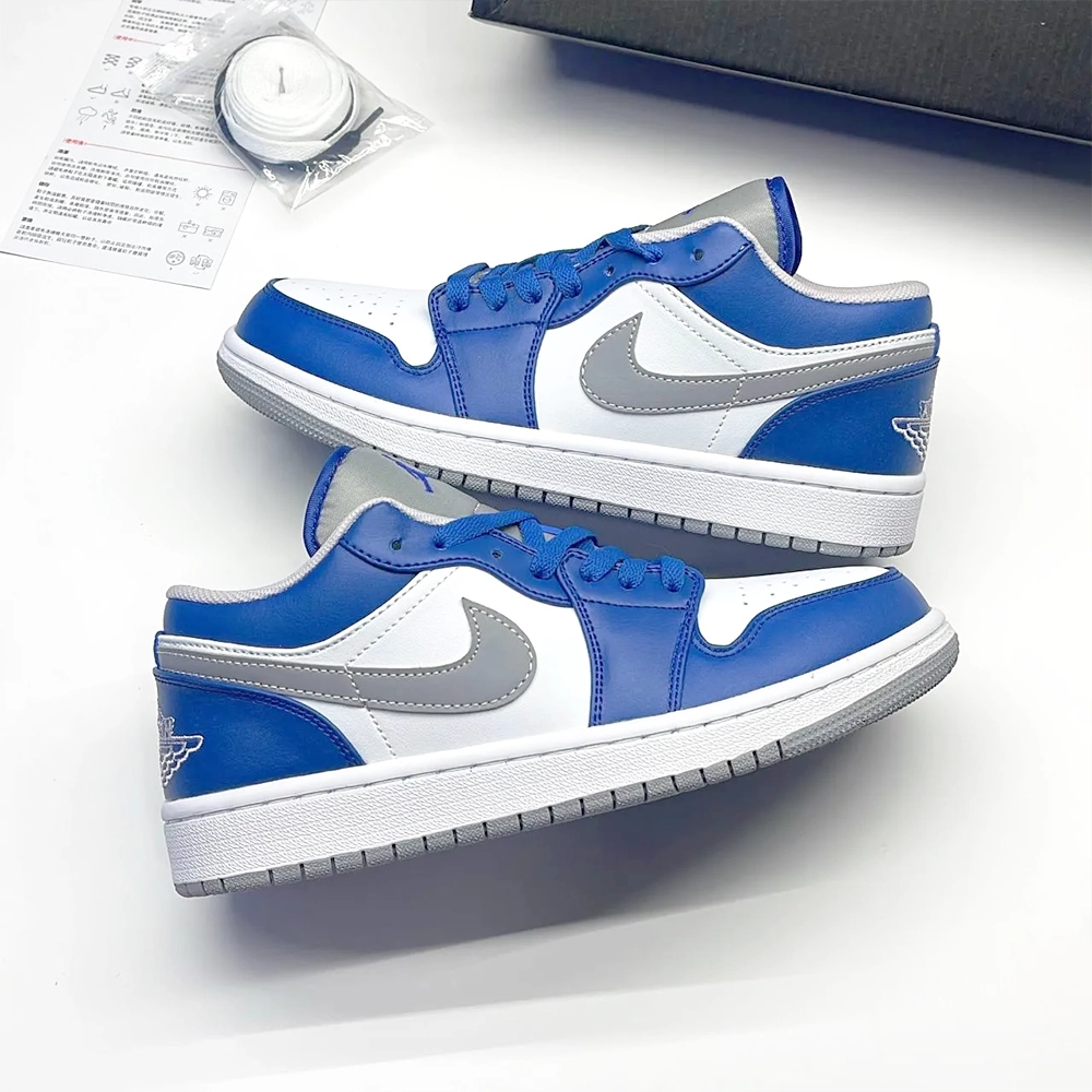 کتونی ایرجردن آبی 1- Air Jordan 1 low True Blue کتونی ایرجردن آبی 1- Air Jordan 1 low True Blue