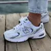 کتونی نیوبالانس 530 سفید سرمه ای -New Balance 530