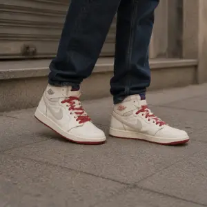 جردن وان ریر ایر سیل سینابار-Jordan 1 Retro Air Sail Cinnabar