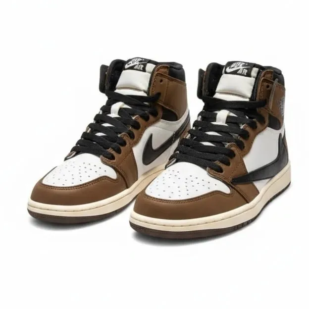 کتونی ایر جردن ۱ تراویس اسکات موکا-Nike Air Jordan 1