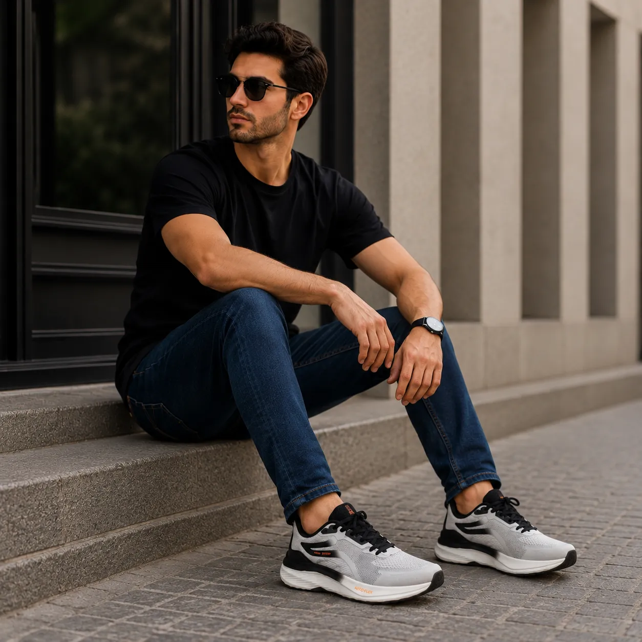 کتونی پرو استپ مدل فلو5 طوسی - PROSTEP FLOW5 کتونی پرو استپ مدل فلو5 طوسی - PROSTEP FLOW5