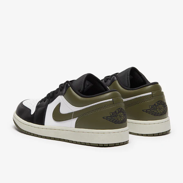 کتونی ایرجردن 1 مشکی زیتونی-  Air Jordan 1 low olive