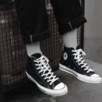 کتانی ساق‌دار کلاسیک آل استار کانورس مشکی-Converse Chuck Taylor