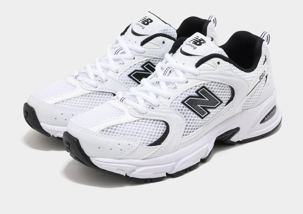 کتونی نیوبالانس 530 سفید مشکی-New Balance 530