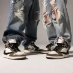 کتونی ایر جردن ۱ تراویس اسکات موکا-Nike Air Jordan 1