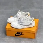 کفش نایک ایر جردن وان لو تراویس اسکات لویی ویتون Nike Air Jordan 1 Low Travis Scott Louis Vuitton