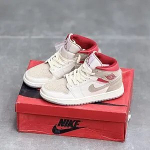 کفش نایک ایر جردن وان ساقدار مید پست پرسنت Nike Air Jordan 1 Mid Past Present