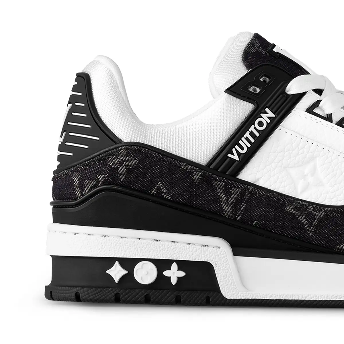 کتونی لوئی ویتون سفید مشکی-Louis Vuitton Trainer کتونی لوئی ویتون سفید مشکی-Louis Vuitton Trainer