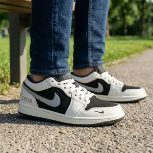 جردن وان دیور مشکی-jordan 1 Dior