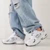 کتونی نیوبالانس 530 سفید سرمه ای -New Balance 530