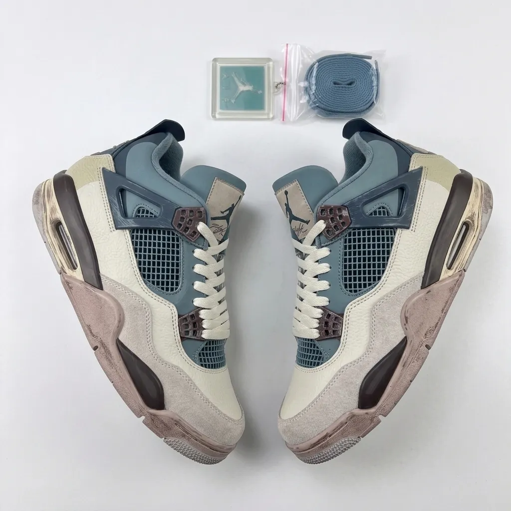 کتونی ایر جردن 4 اسنورلکس (مستر کوالیتی)-Air Jordan 4 Snorlax