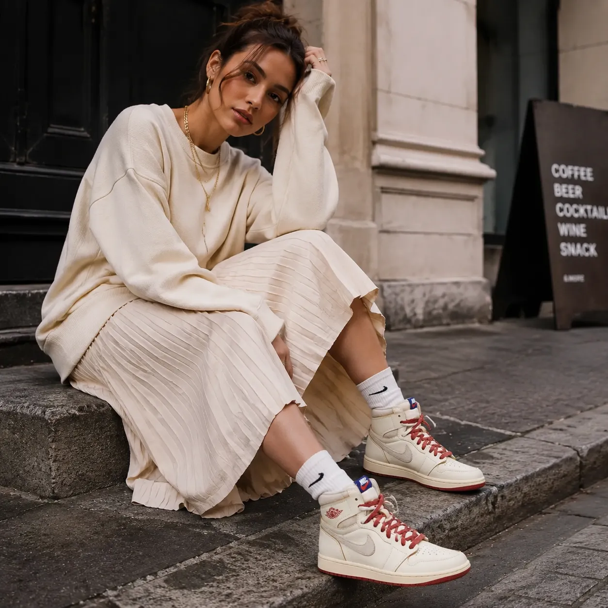 جردن وان ریر ایر سیل سینابار-Jordan 1 Retro High Rare Air Sail Cinnabar
