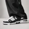 کتونی لوئی ویتون سفید مشکی-Louis Vuitton Trainer کتونی لوئی ویتون سفید مشکی-Louis Vuitton Trainer