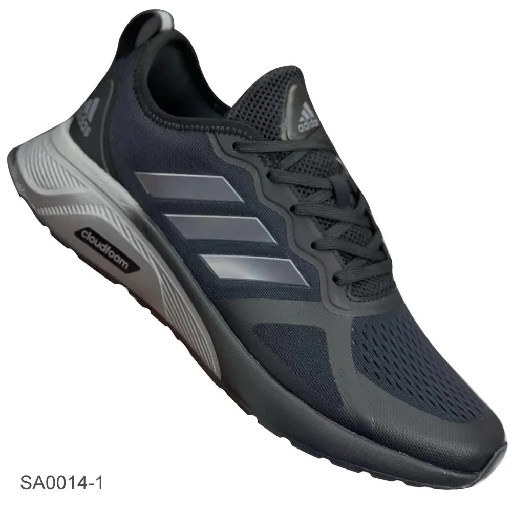 کتونی آدیداس کلاودفوم مشکی طوسی- Cloudfoam Adidas