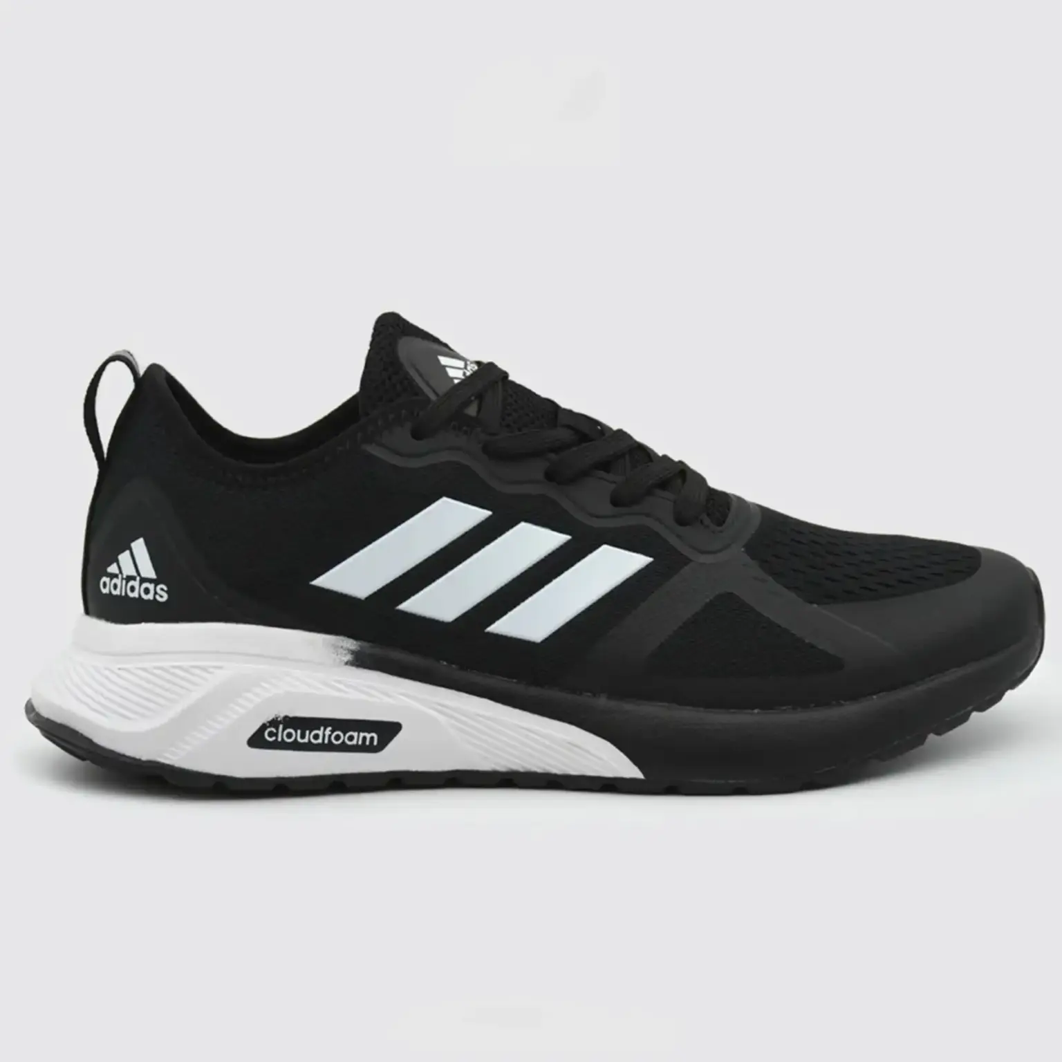 کتونی آدیداس کلاودفوم مشکی سفید - Cloudfoam Adidas
