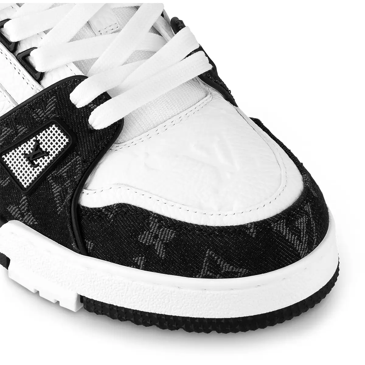 کتونی لوئی ویتون سفید مشکی-Louis Vuitton Trainer کتونی لوئی ویتون سفید مشکی-Louis Vuitton Trainer