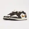 کتونی ایرجردن 1 مشکی قهوه ای -  Air Jordan 1 low brown