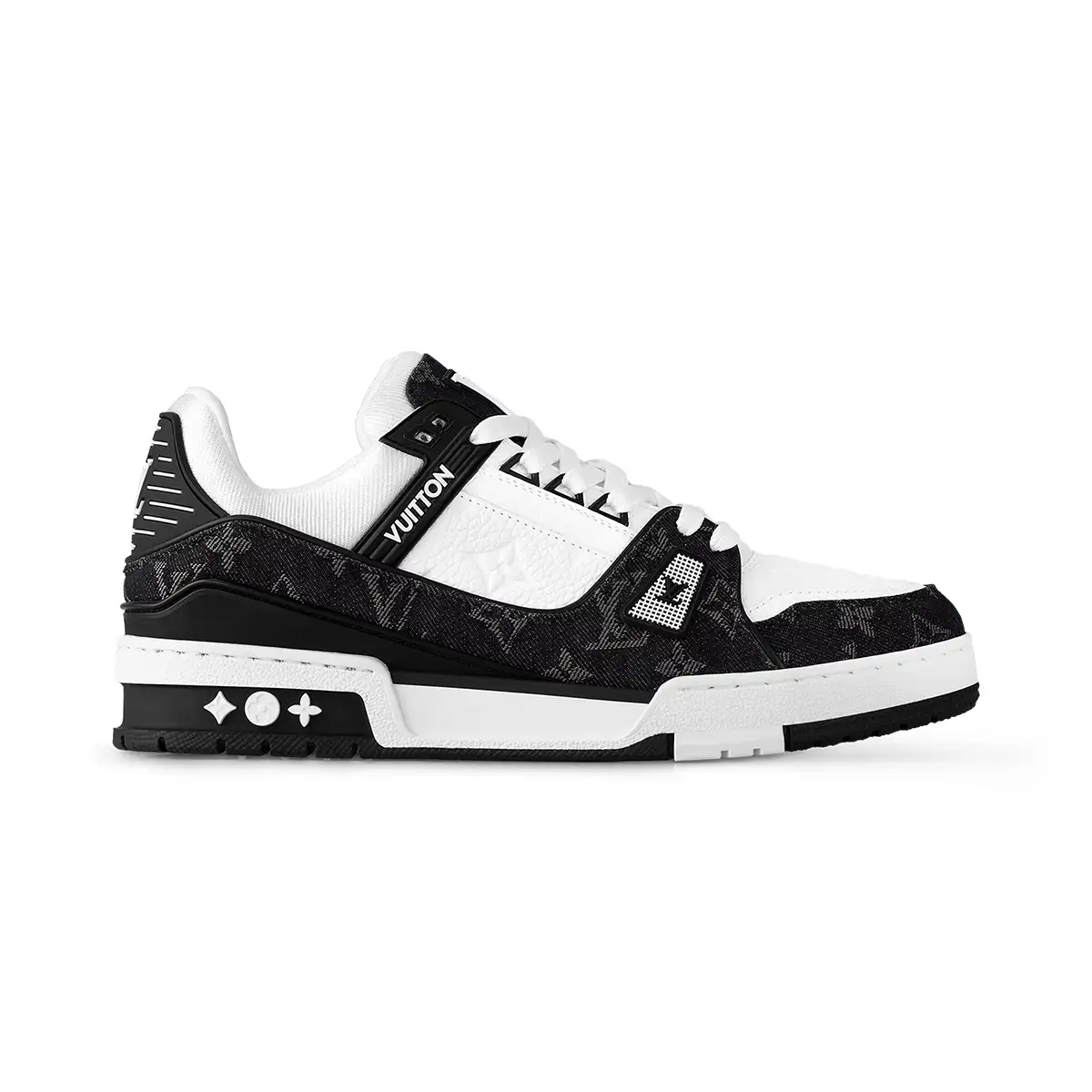 کتونی لوئی ویتون سفید مشکی-Louis Vuitton Trainer کتونی لوئی ویتون سفید مشکی-Louis Vuitton Trainer
