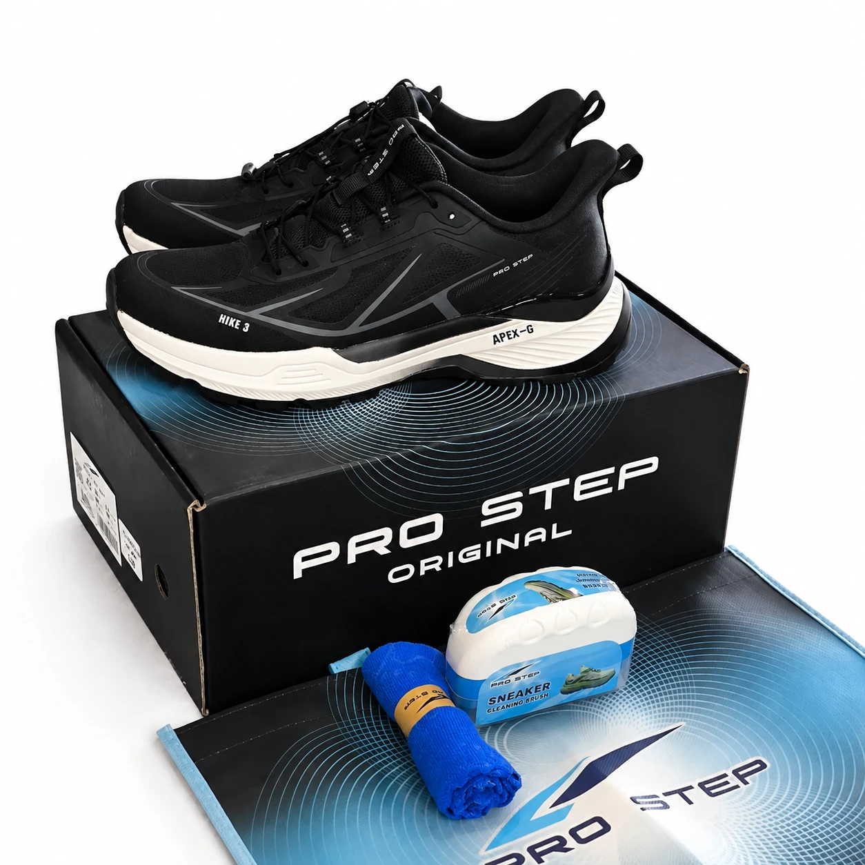 کتونی پرو استپ مدل هایک3 مشکی - PROSTEP HIKE3 کتونی پرو استپ مدل هایک3 مشکی - PROSTEP HIKE3