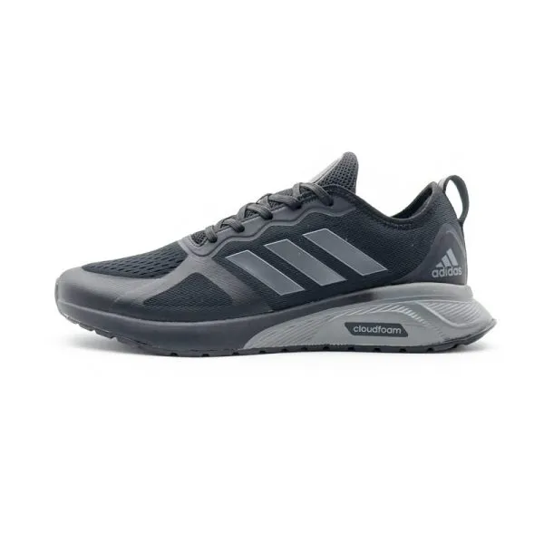کتونی آدیداس کلاودفوم مشکی طوسی- Cloudfoam Adidas