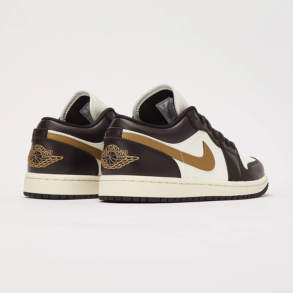 کتونی ایرجردن 1 مشکی قهوه ای -  Air Jordan 1 low brown