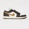 کتونی ایرجردن 1 مشکی قهوه ای -  Air Jordan 1 low brown