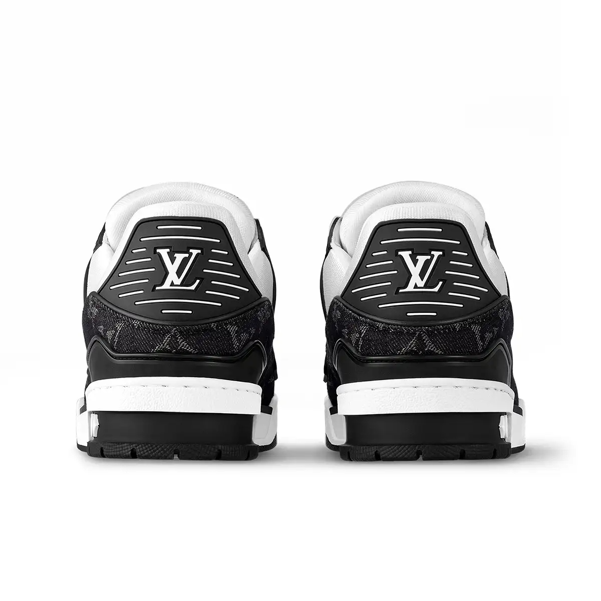 کتونی لوئی ویتون سفید مشکی-Louis Vuitton Trainer کتونی لوئی ویتون سفید مشکی-Louis Vuitton Trainer