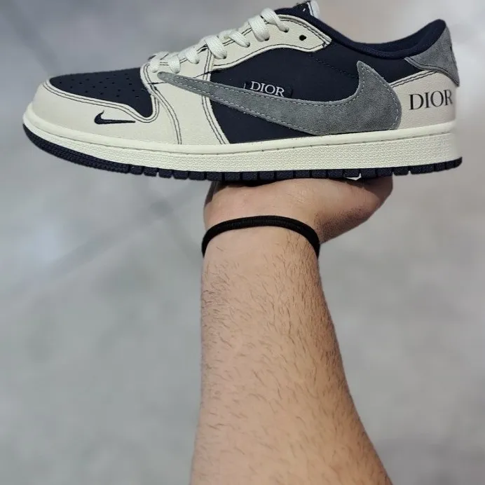 کتونی نایک تراویس دیور سرمه ای -Nike Travis Dior
