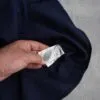 پیراهن آستین کوتاه راه راه سرمه ای تیره Livergy