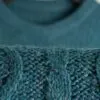 بافت وینتیج سبزآبی طرح دار