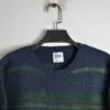 بافت وینتیج دورنگ سرمه ای سبز Zara بافت وینتیج دورنگ سرمه ای سبز Zara