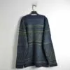 بافت وینتیج دورنگ سرمه ای سبز Zara بافت وینتیج دورنگ سرمه ای سبز Zara